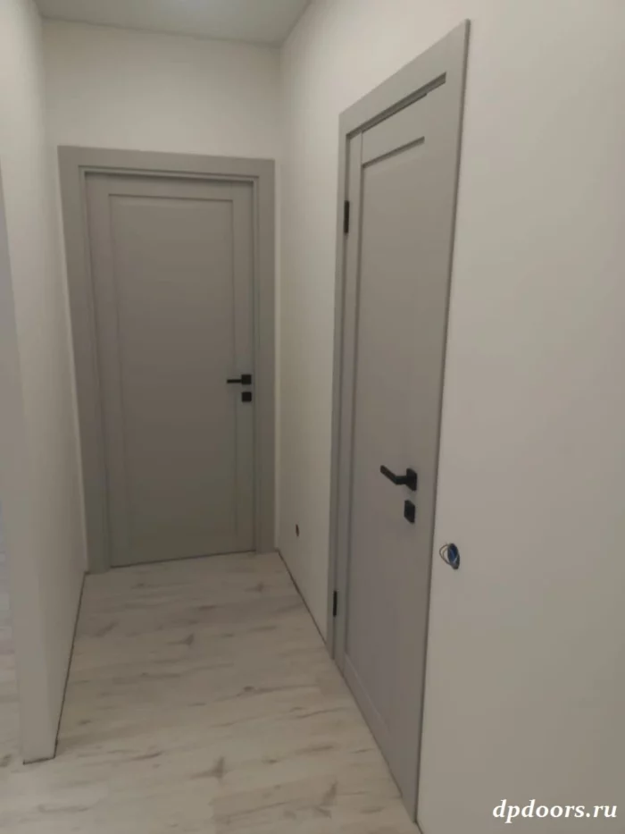 Серые двери в интерьере К60