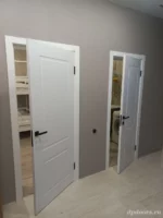 Белые красивые межкомнатные двери P2