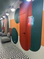 Скрытая дверь Карда кромка матовая