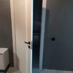 Дверь серая Афтора L14 Минимализм