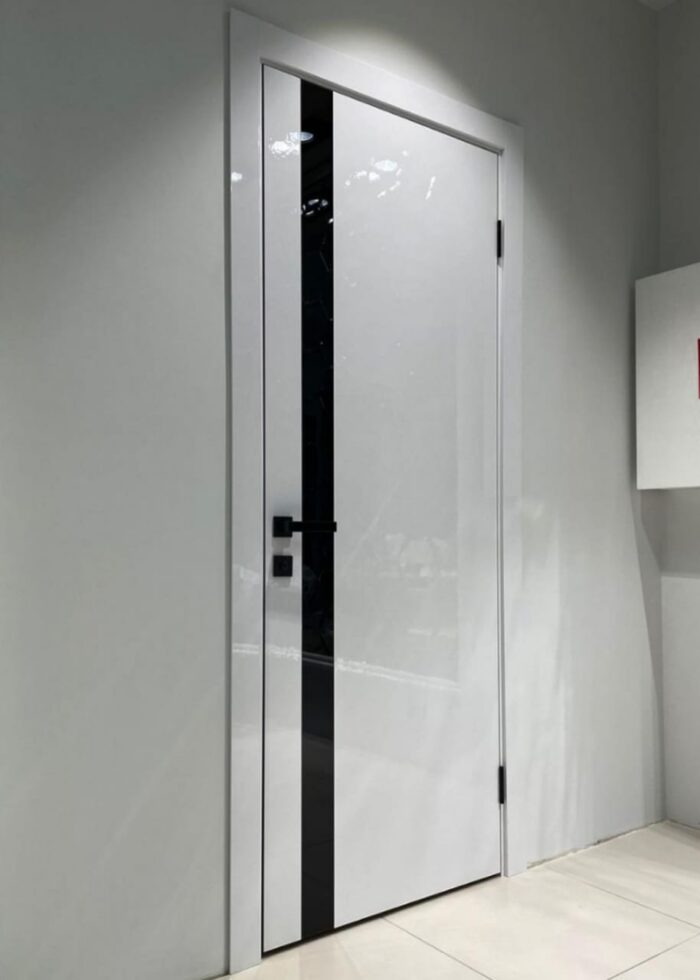 Дверь Карда R2 Белый Глянец