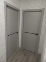 Дверь межкомнатная серая Хай-Тек Deco Line X5