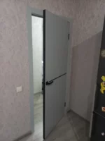 Дверь межкомнатная серая Хай-Тек Line X5