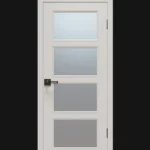 Дверь из массива стекло матовое Милан М6