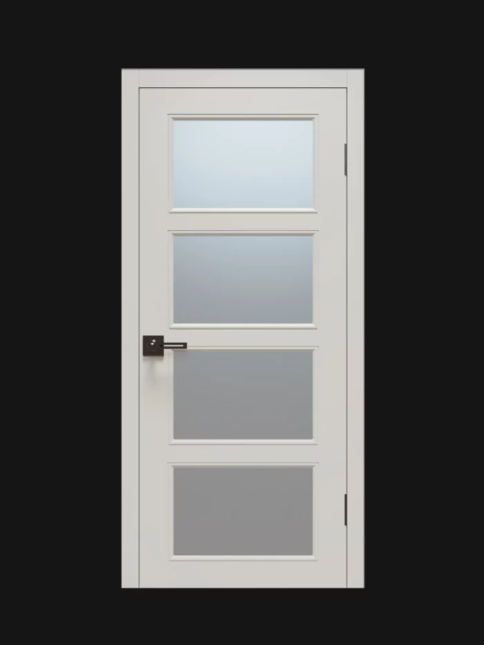 Дверь из массива стекло матовое Милан М6