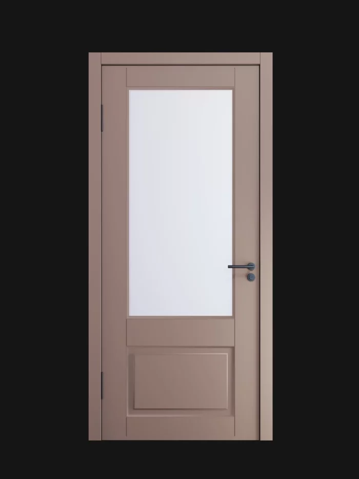 Дверь межкомнатная Грация 3 щитовая Афтора остекленная