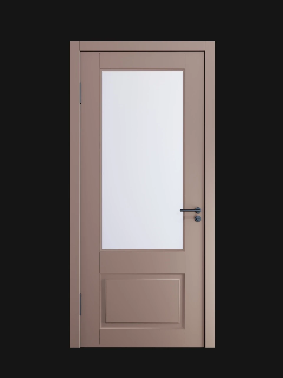 Дверь межкомнатная Грация 3 щитовая Афтора остекленная