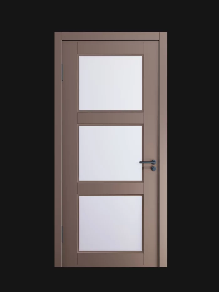 Дверь межкомнатная Грация 4 щитовая Афтора остекленная