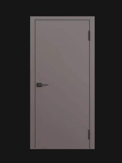 Гладкая дверь из массива сосны D1 Афтора