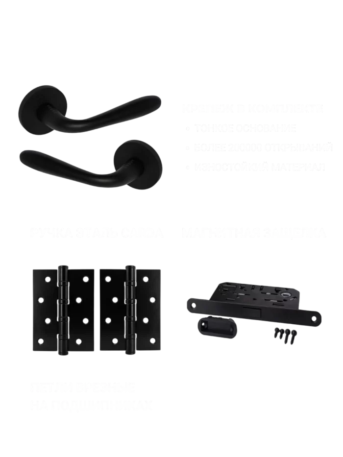 Комплект межкомнатных ручек для двери Эталь